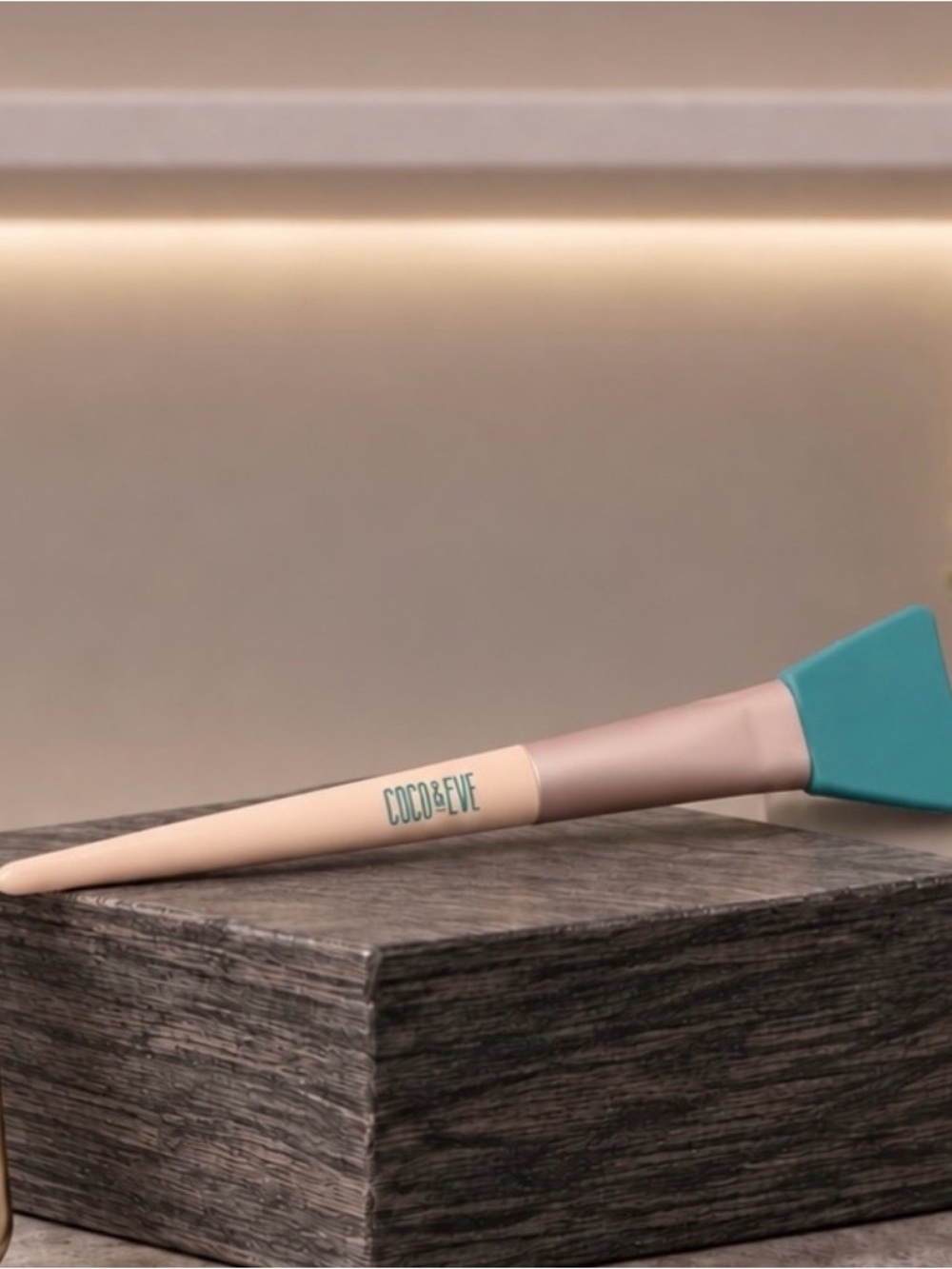 Teal and pink Applicator Brush